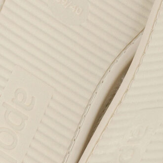 Apollo Dames instap pantoffel vilt off-white - maat 41-42 Wit