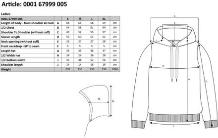 Apollo Dames kersttrui met capuchon santa is coming to town hoodie kerst print - maat M Paars