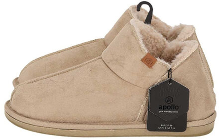 Apollo Dames pantoffels suede Beige - 41-42