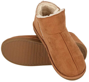 Apollo Dames pantoffels suede cognac Bruin - 41-42