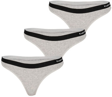 Apollo Dames string bamboe 3-pack Grijs