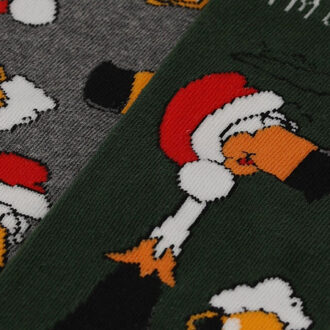 Apollo Foute kerstsokken heren 2-paar bier - maat 41-46 Veelkleurig