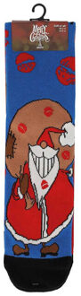 Apollo Foute kerstsokken heren 2-pack naughty santa Veelkleurig - 41-46