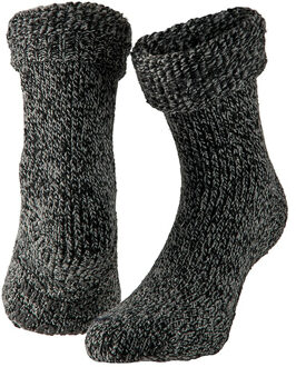 Apollo Kinderen anti-slip korte huissokken/slofsokken zwart - maat 35-38 - 35/38