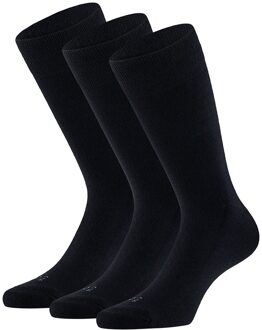 Apollo Merinowollen Sokken Badstof Zool 3-pack Navy-39/42 - 39/42