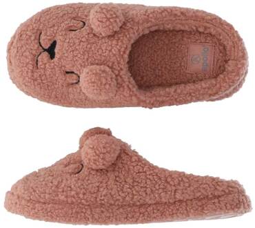 Apollo Pantoffels Dames Teddy Bear Roze-41/42 - 41/42