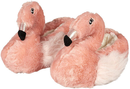 Apollo pantoffels zwaan - roze - kinderen - sloffen - anti-slip - maat 37-38