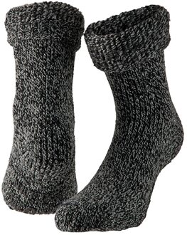 Apollo Slipper Socks - Anti Slip - Unisex - Black - Size 39-42