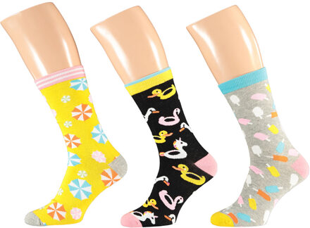 Apollo Sokken Giftbox Heren Summer paradise 3-pack - One size (41-46)