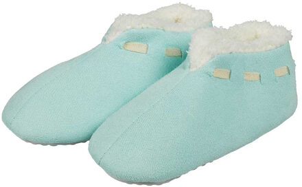 Apollo Spaanse pantoffels/sloffen voor kinderen - Mintgroen - Huissloffen - met anti slip zool