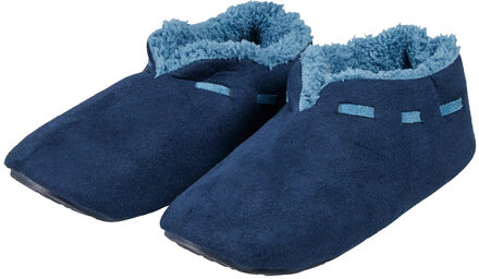 Apollo Spaanse sloffen - navy - volwassenen - pantoffels - heren - dames 43-44