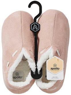 Apollo Spaanse sloffen/pantoffels - dames - oudroze - polyester - zachte voering 41-42