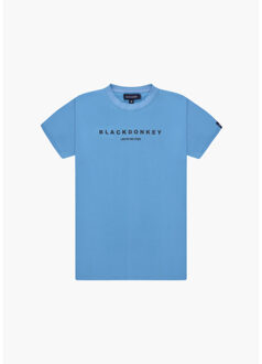 Apollo t-shirt i /black Blauw - L