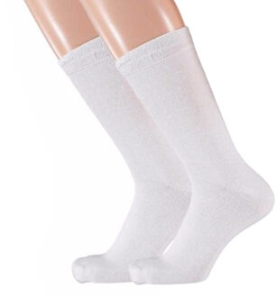 Apollo Witte dames sokken - 3x paar in maat 35/42 - sport sokken - sneakersokken