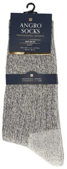 Apollo Wollen heren werksokken 1 paar - maat 44-47 Grijs