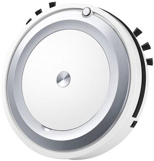App Afstandsbediening Robot Stofzuiger 1600Pa Droog Nat Veegmachine Robots Sterke Zuigkracht Voor Floor 3 In 1 Robotic stofzuiger zilver