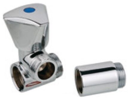 Apparaat-aansluitventiel, links, 3/4", met compensatie voor wandmontage - 986223148