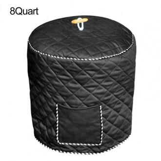 Apparaat Cover Waterdichte Attent Stof 6/8 Quart Snelkookpan Cover Voor Rijstkoker zwart 8 quart
