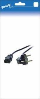 Apparaatsnoer NN 2 mtr 155g zwart