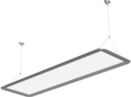 Appareo Lineair 125,5cm DALI 840 zilver zilver, prismatisch/helder