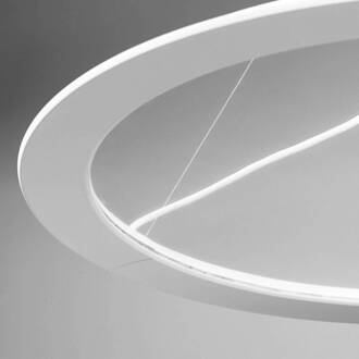 Appareo Rond Ø67,5cm DALI 840 wit wit, prismatisch/helder