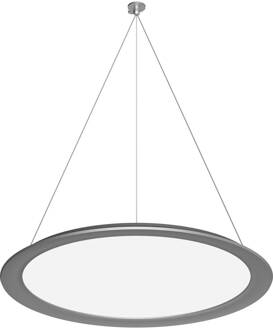 Appareo Rond Ø67,5cm DALI 840 zilver zilver, prismatisch/helder