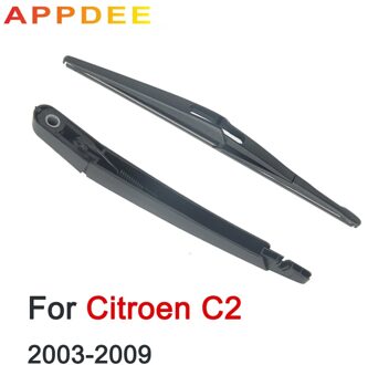 Appdee Achter Wisserarm & Achter Wisser Voor Citroen C2 2003 2004 2005 2006 2007
