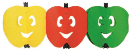 Appel fruit thema versiering slinger 3 meter