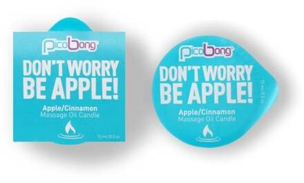 Appel & Kaneel Massage Olie Kaars  - Glijmiddel