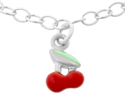 'Appel' Kinder 925 Sterling Zilveren Armband - Zilver ZA-7149