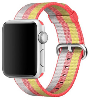 Apple 38mm Red Woven Nylon