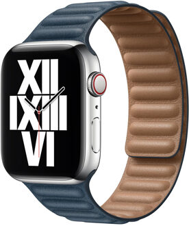 Apple 40 mm Baltisch-blauw Leren Link-bandje M/L