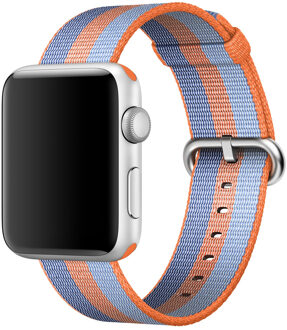 Apple 42mm Orange Woven Nylon