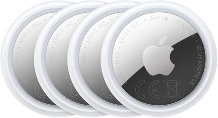 Apple AirTag (2nd generation) 4-pack - Wit - One size