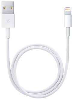 Apple AppleLightning-naar-USB-kabel (0,5m) Oplader Wit