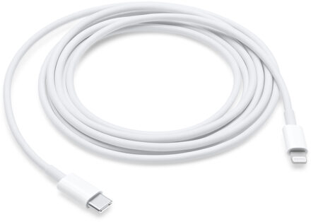 Apple AppleUSB-C-naar-Lightning-kabel (2 m) Telefonie accessoire Wit