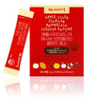Apple Cider Vinegar Bromelain Cleanse Enzyme 2g x 30 sticks