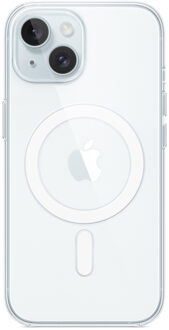 Apple Clearcase MagSafe voor de Apple iPhone 15 - Transparent Transparant