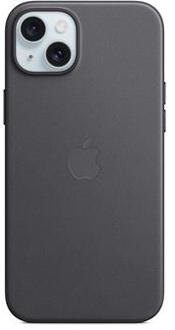 Apple FineWoven Backcover MagSafe voor de iPhone 15 Plus - Zwart