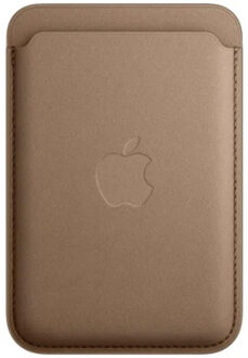 Apple FineWoven Wallet MagSafe met 'Zoek-mijn' functie - Taupe Beige - One size