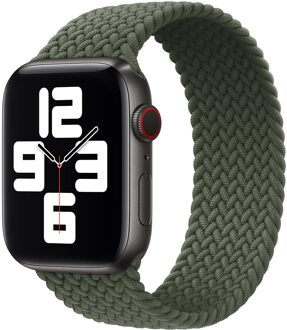 Apple Gevlochten solobandje voor de Apple Watch | 44/45/46/49 mm - Maat 9 - Inverness Green Groen - 49 mm