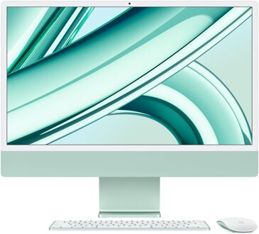 Apple iMac 24 (2023) M3 (8 core CPU/10 core GPU) 256GB All-in-one PC Groen