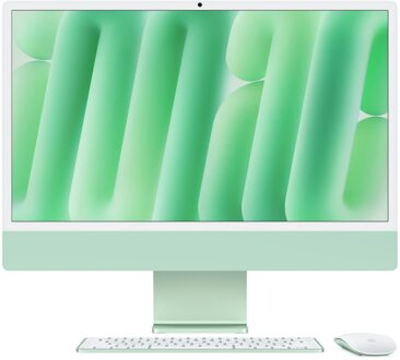 Apple iMac 24 (2024) M4 (10 core CPU/10 core GPU) 16GB/256GB All-in-one PC Groen