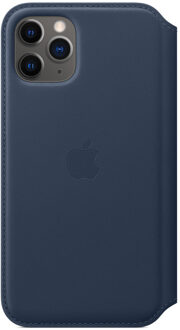 Apple iPhone 11 Pro Leather Folio Diepzeeblauw