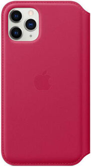 Apple iPhone 11 Pro Leather Folio Framboos