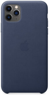 Apple iPhone 11 Pro Max Leather Case Blauw