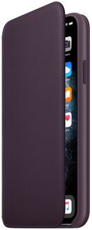 Apple iPhone 11 Pro Max Leather Folio Paars