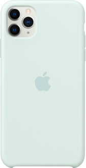 Apple iPhone 11 Pro Max Silicone Back Cover Zachtgroen