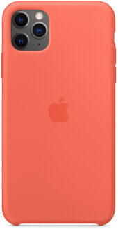 Apple iPhone 11 Pro Max Siliconen Case Oranje