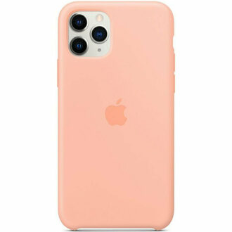 Apple iPhone 11 Pro Silicone Back Cover Grapefruit